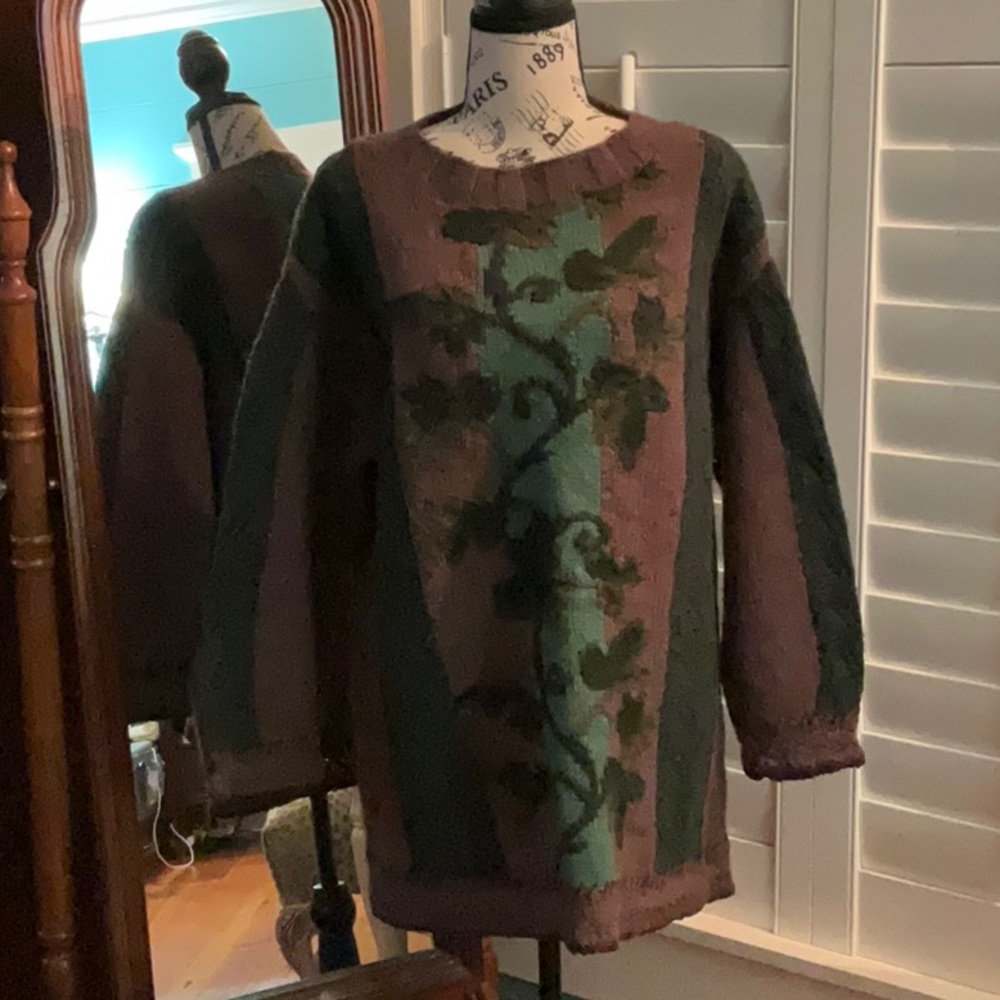 Vintage Express Tricot Hand-knitted  Sweater